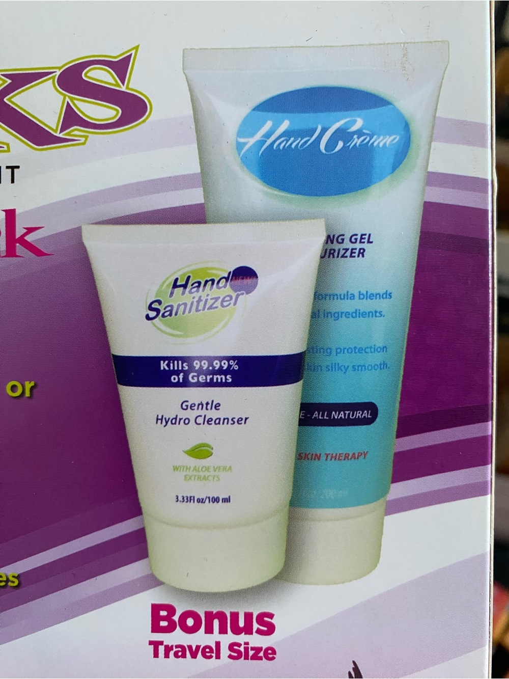 Smuggle Your Booze Hand Creme & Sanitizer Combo Pack Flasks - Picture 4 of 7